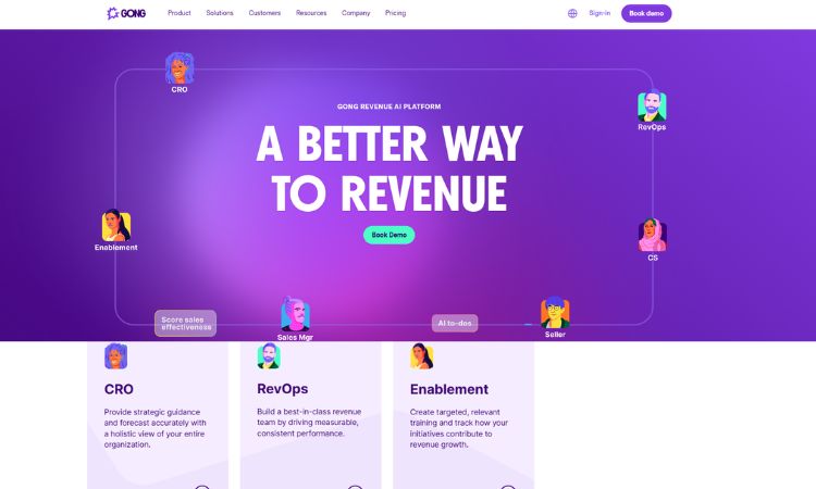 Gong ai business tool